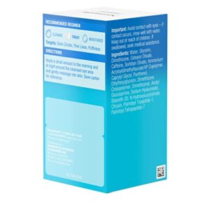 Neutrogena Hydro Boost+ Caffeine Eye Gel Cream, Fragrance-Free Cream with Hyaluronic Acid, Caffeine & Peptide Complex to Reduce the Look of Dark Circles, Fine Lines & Puffiness, 0.5 oz - Image 2