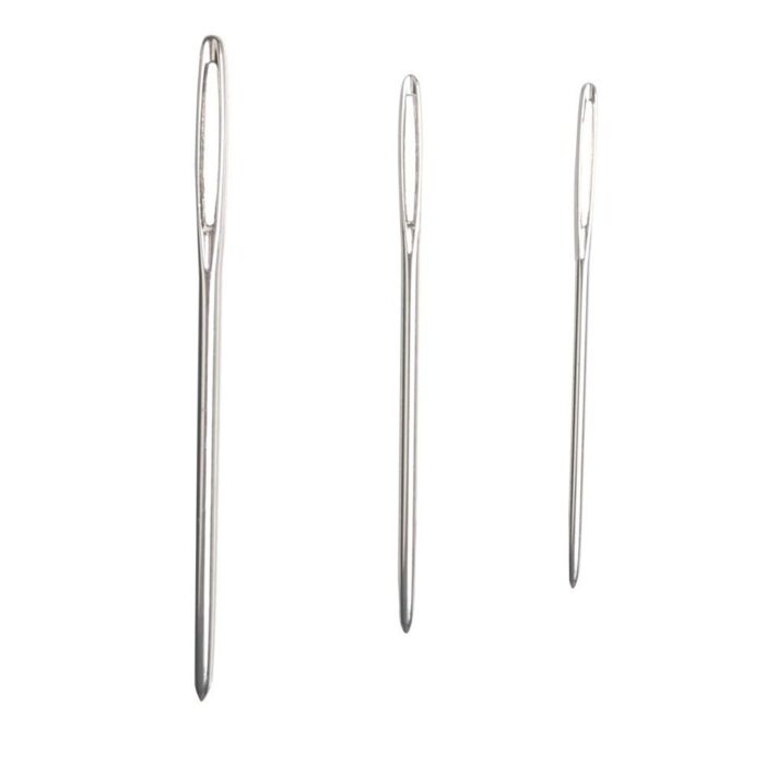 Hekisn Large-Eye Blunt Needles, Stainless Steel Yarn Knitting Needles, Sewing Needles, Crafting Knitting Weaving Stringing Needles,Perfect for Finishing Off Crochet Projects (9 Pieces) - Image 3
