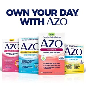 AZO Boric Acid Vaginal Suppositories, Helps Support Odor Control and Balance Vaginal PH with Clinically Studied Boric Acid, Non-GMO, 30 Count - Image 2