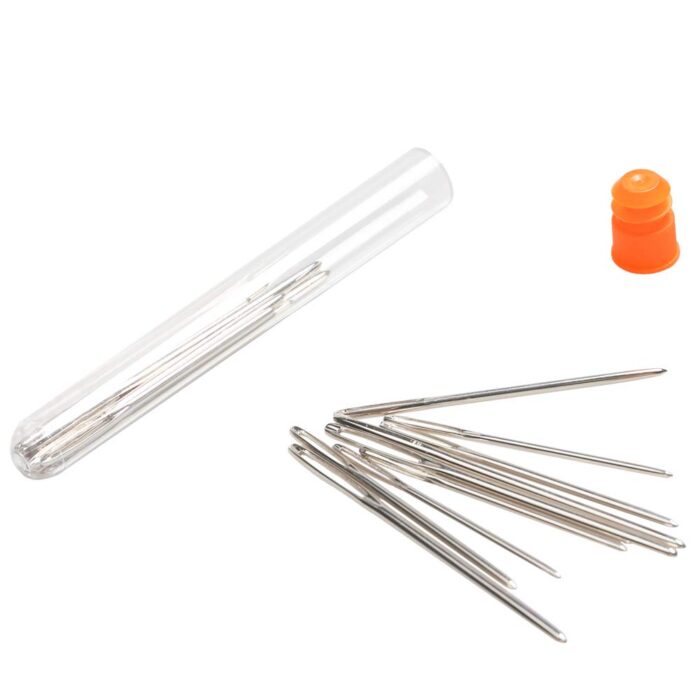 Hekisn Large-Eye Blunt Needles, Stainless Steel Yarn Knitting Needles, Sewing Needles, Crafting Knitting Weaving Stringing Needles,Perfect for Finishing Off Crochet Projects (9 Pieces) - Image 4